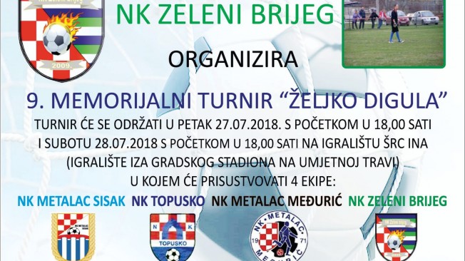 Memorijalni nogometni turnir ”Željko Digula” 